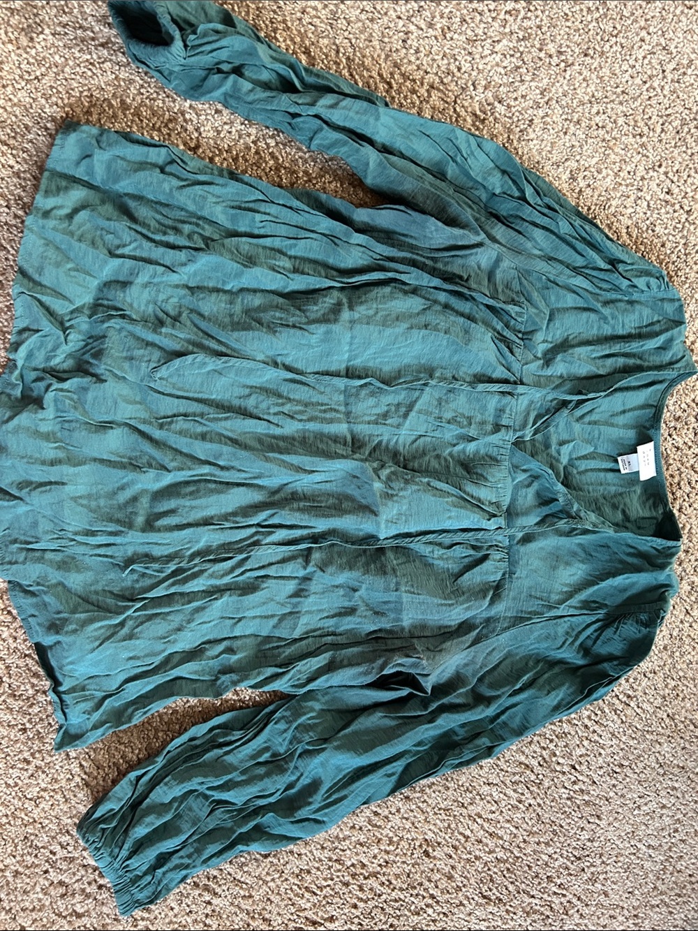 a new day Teal Green Lightweight Blouse